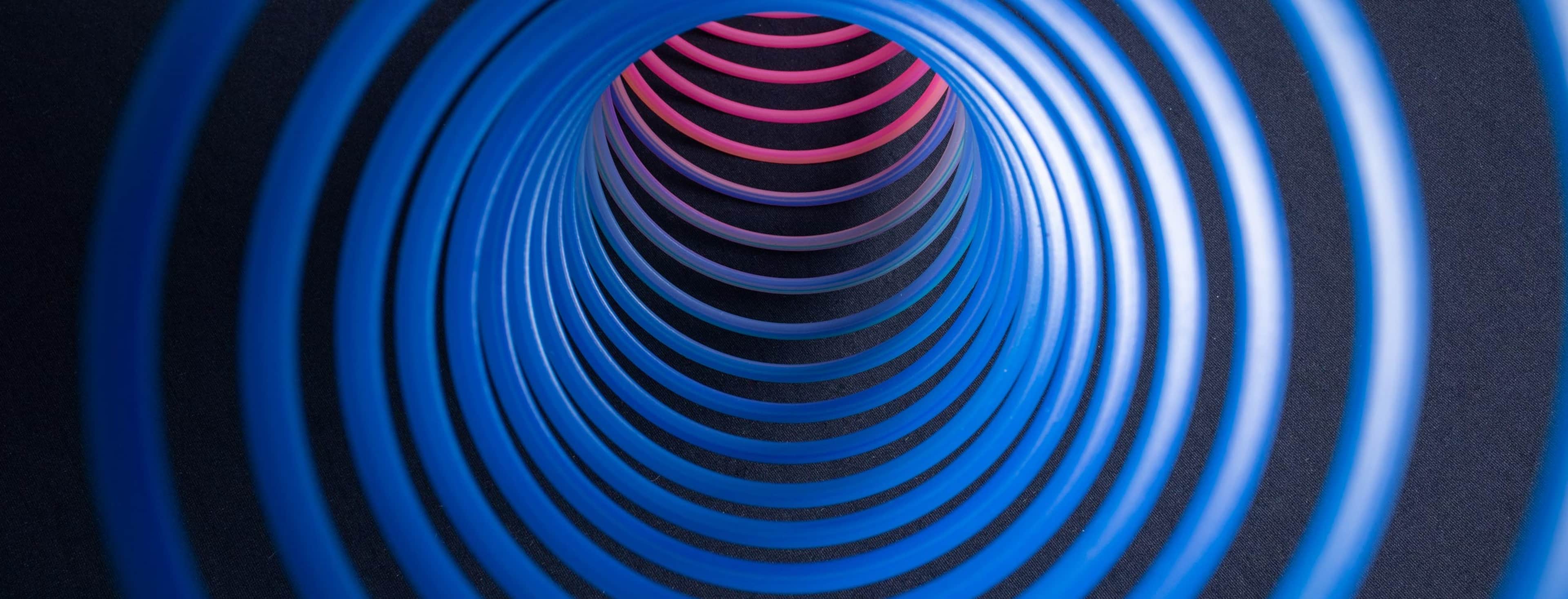 Blue spiral image