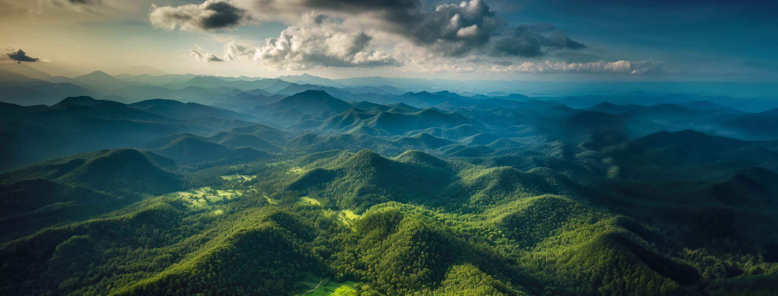 Horizon - Thailand mountains landscape